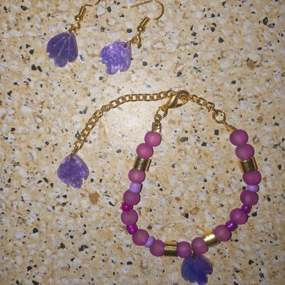 Shell jewelry set - Picture 2 of 6
